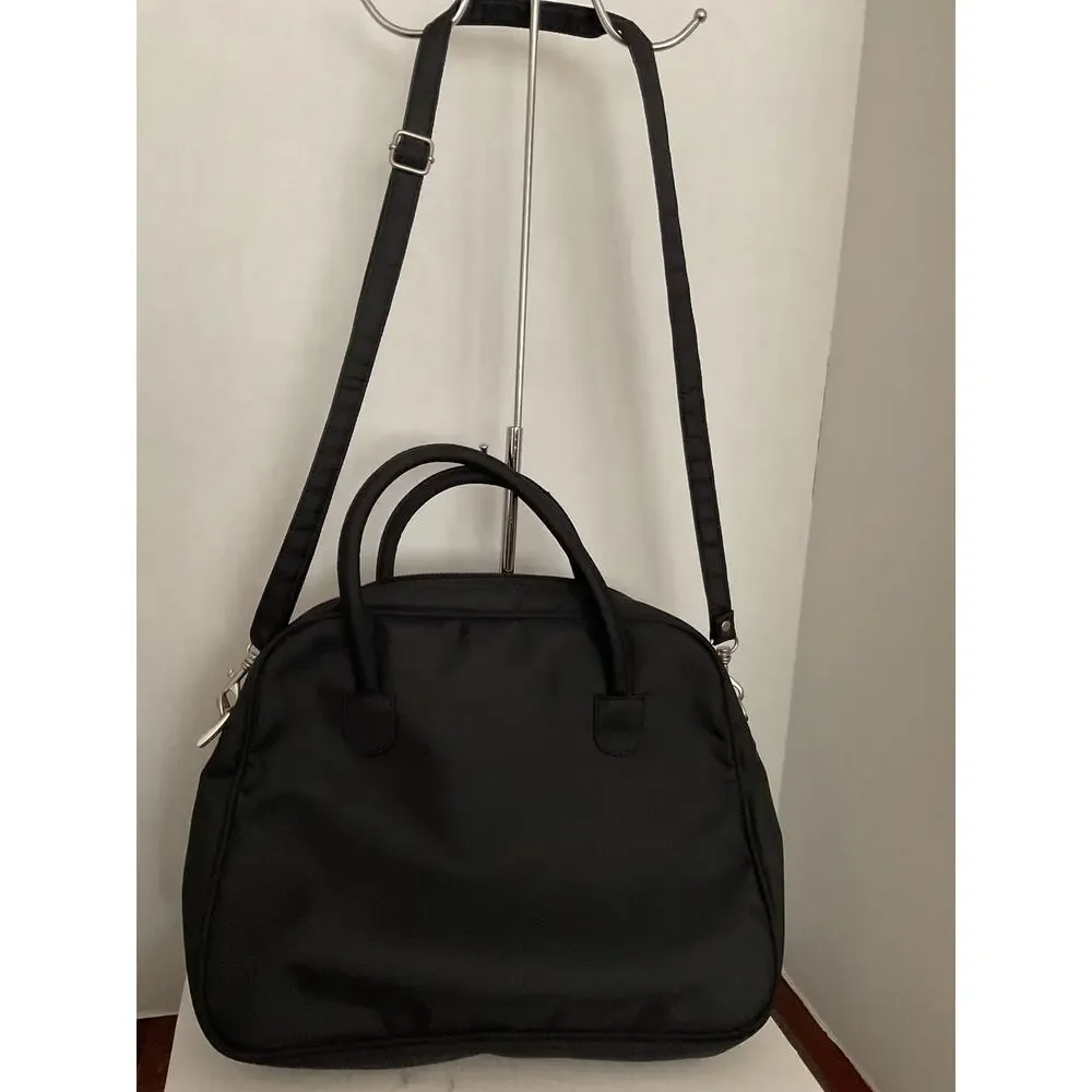 Disneyland Park - Black Nylon Laptop Tote Crossbody Bag